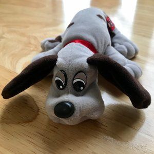 Vintage 1980s Tonka Pound Puppies Grey with Brown Spots 🐶
